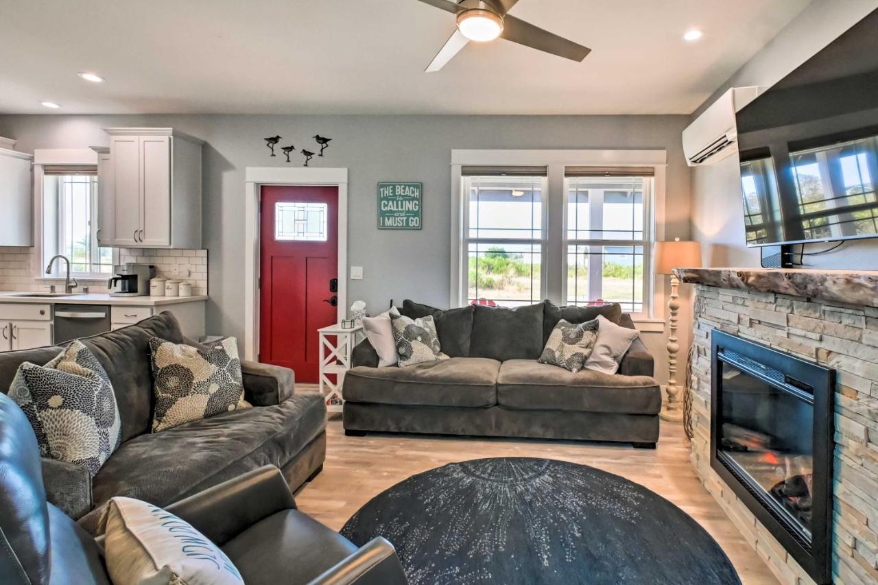 Ocean Shores Getaway With Fireplace And Hot Tub! Bagian luar foto