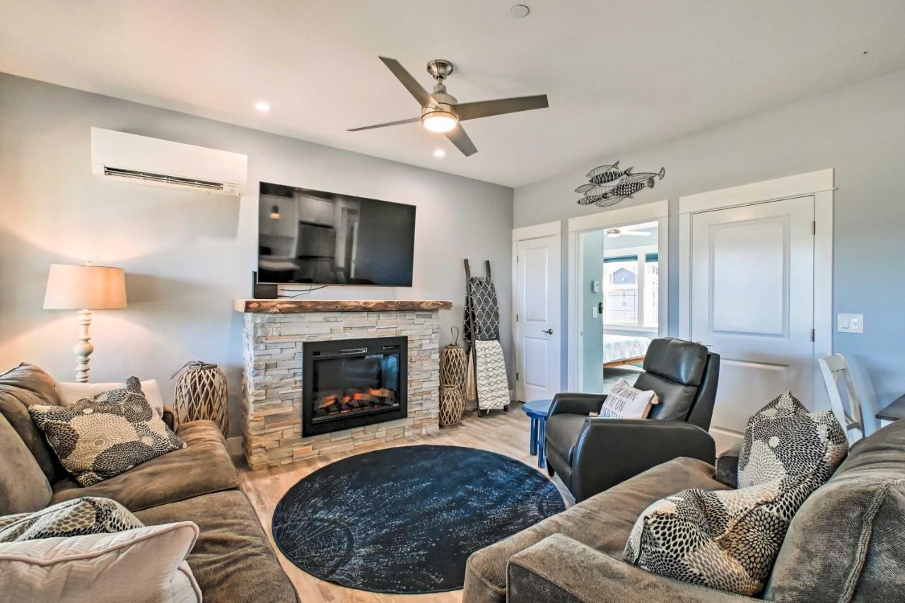 Ocean Shores Getaway With Fireplace And Hot Tub! Bagian luar foto